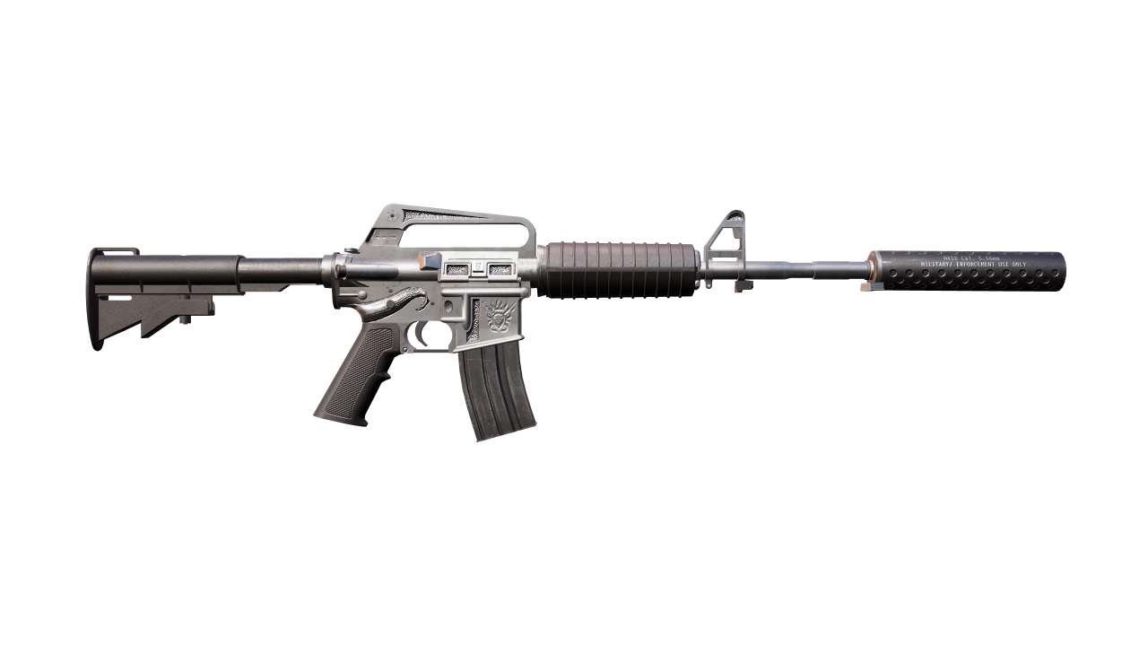 Back view of M4A1-S | Basilisk