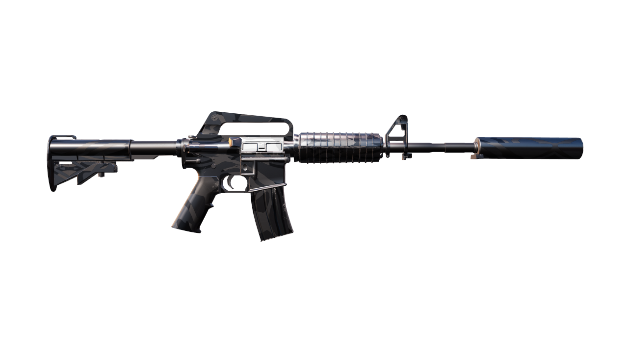 Back view of M4A1-S | Dark Water