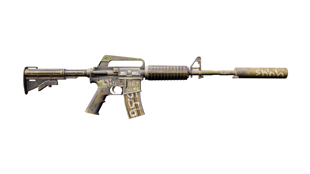 Back view of M4A1-S | Flashback