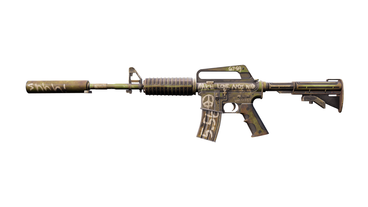 Front view of M4A1-S | Flashback