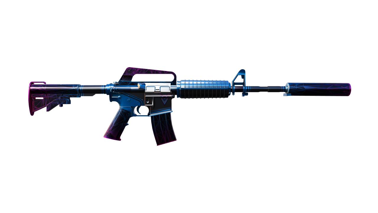 Back view of M4A1-S | Decimator