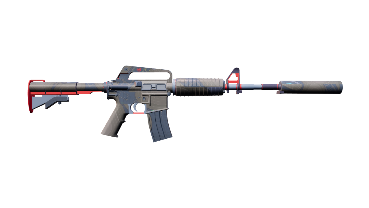 Back view of M4A1-S | Briefing