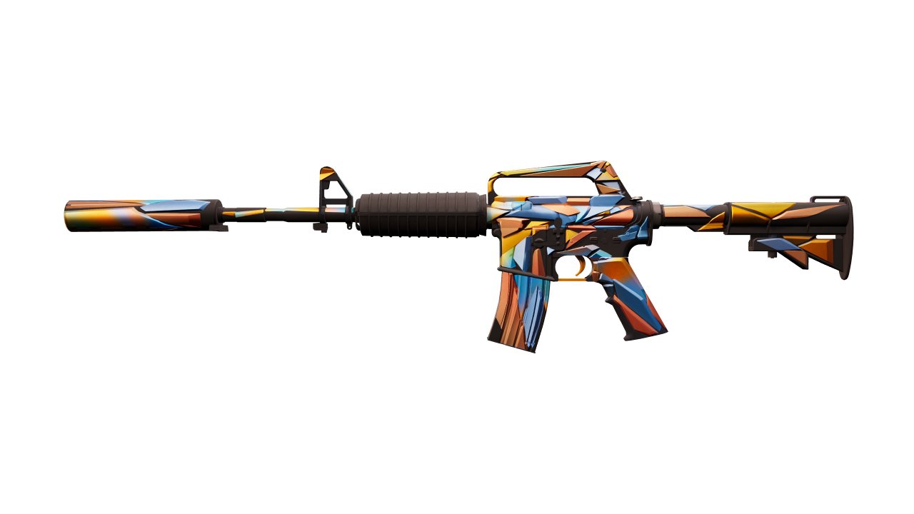 Front view of M4A1-S | Leaded Glass
