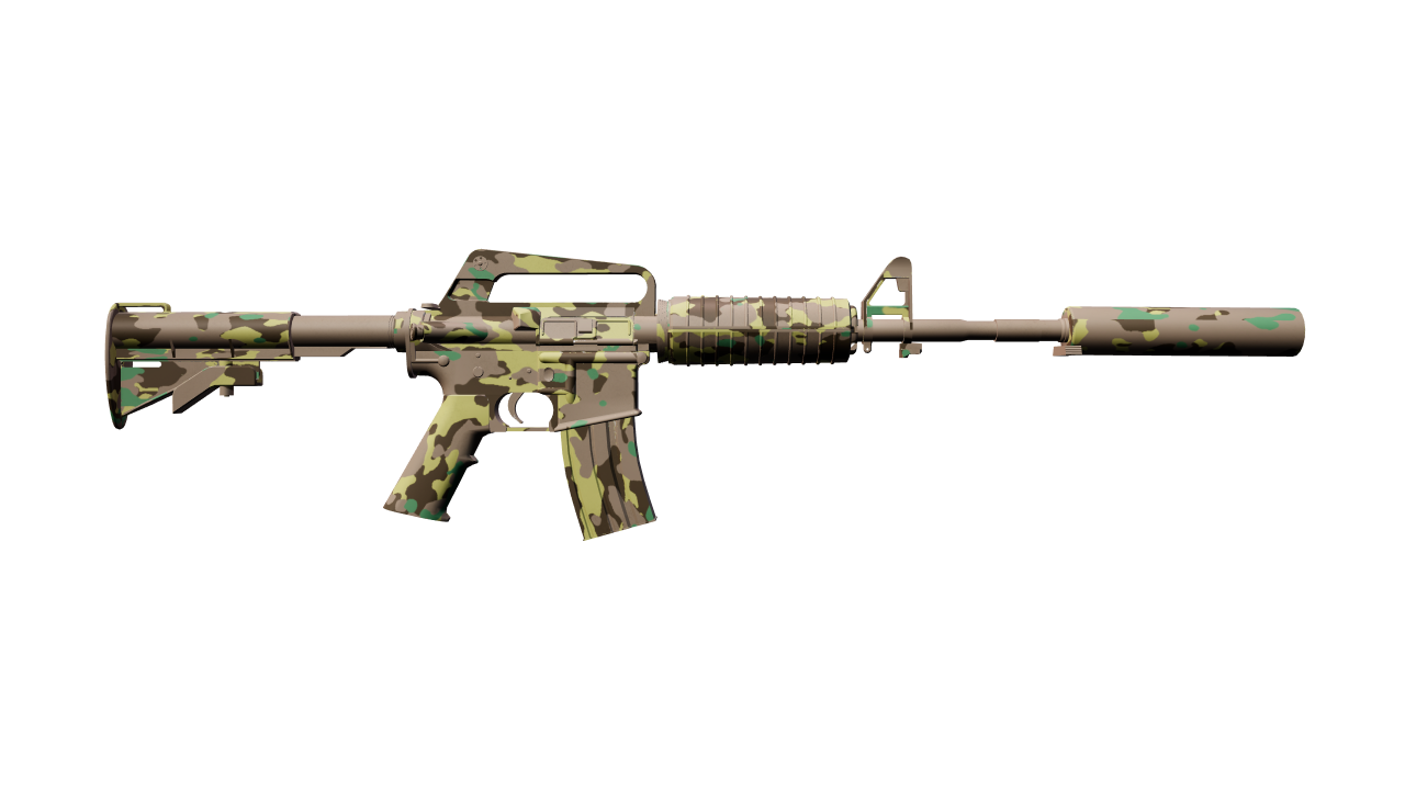 Back view of M4A1-S | Boreal Forest