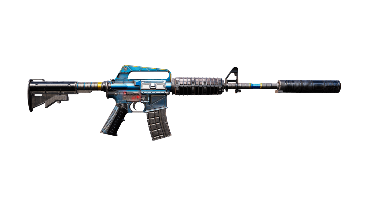 Back view of M4A1-S | Control Panel