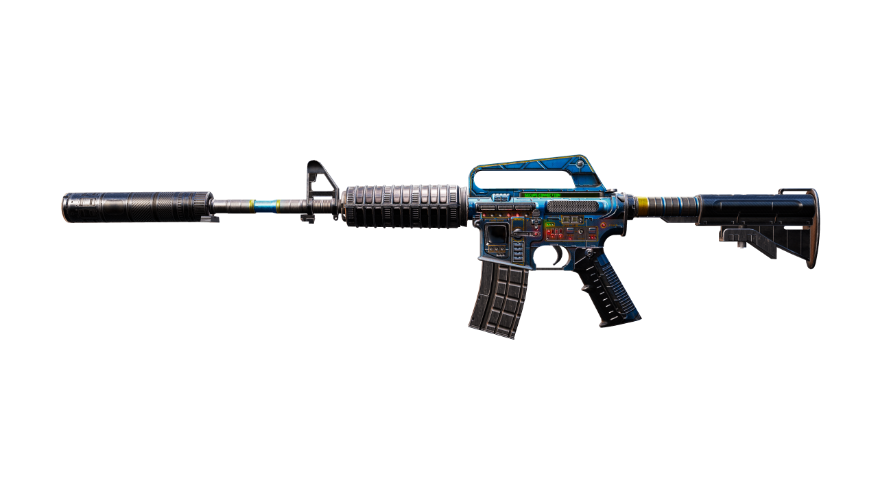 Front view of M4A1-S | Control Panel