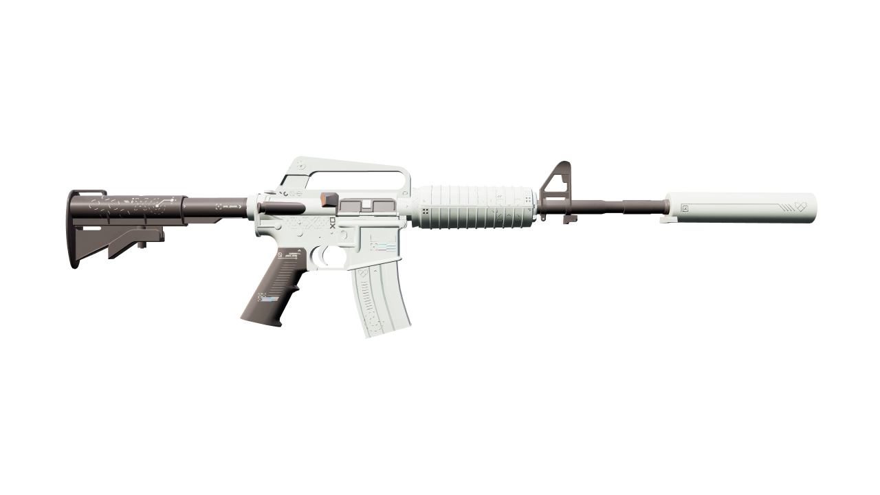 Back view of M4A1-S | Printstream