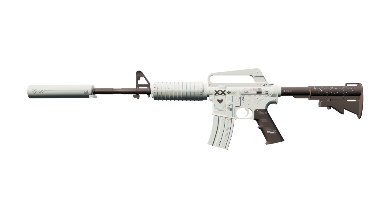 Front view of M4A1-S | Printstream