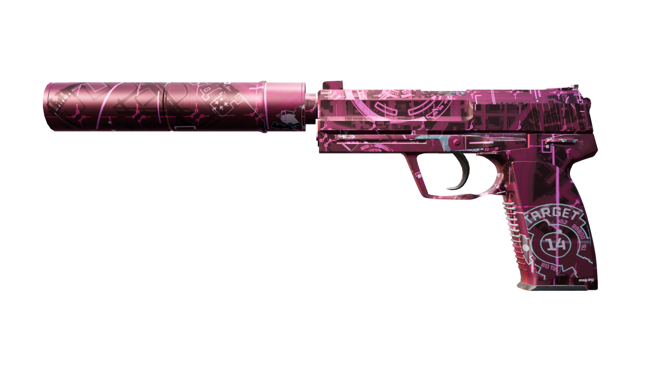 Front view of USP-S | Target Acquired