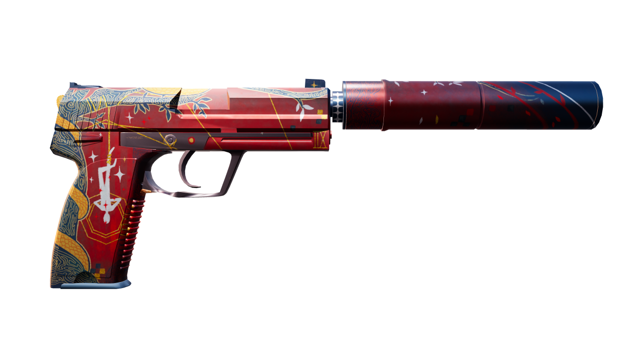 Back view of USP-S | The Traitor