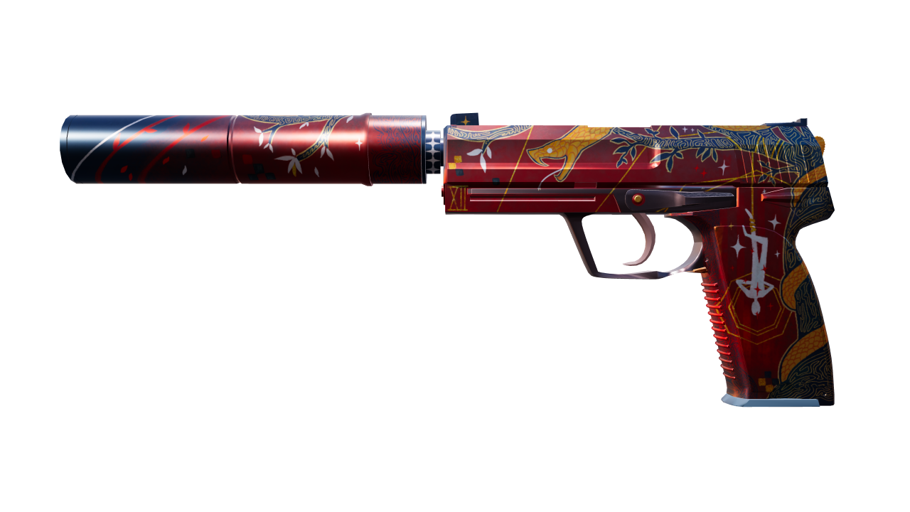 Front view of USP-S | The Traitor