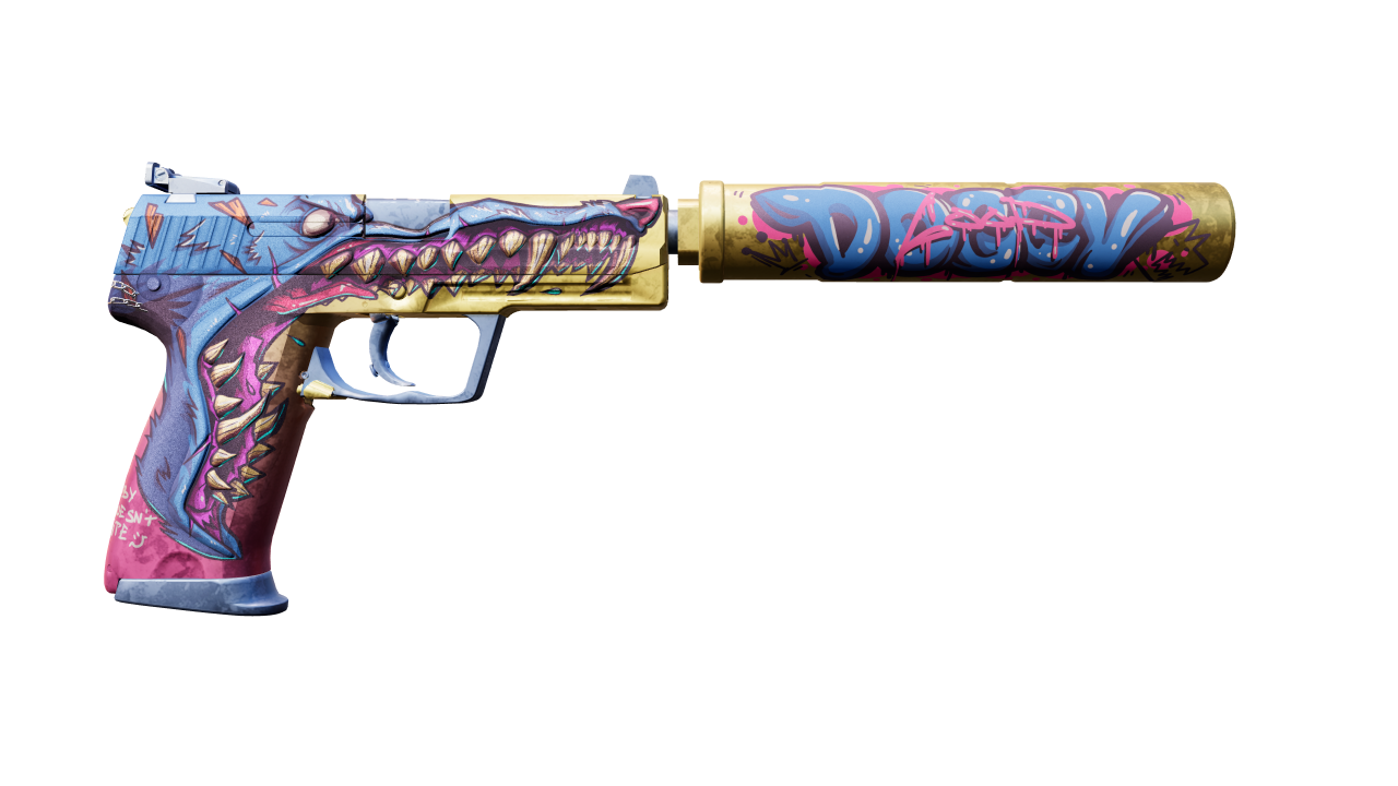 Back view of USP-S | Jawbreaker