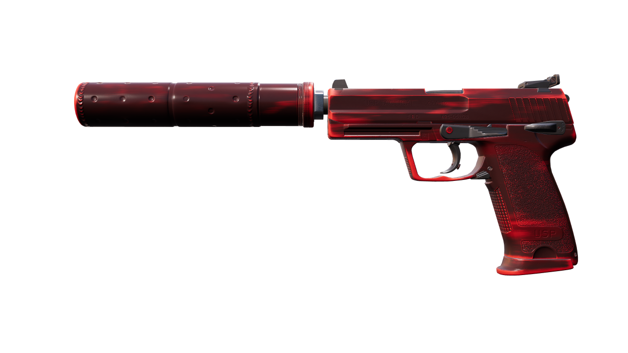Front view of USP-S | Bleeding Edge