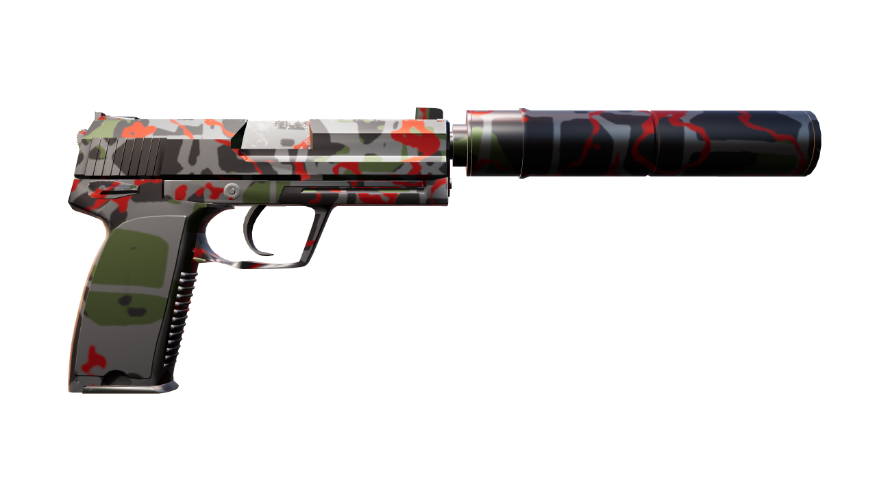 Back view of USP-S | Serum
