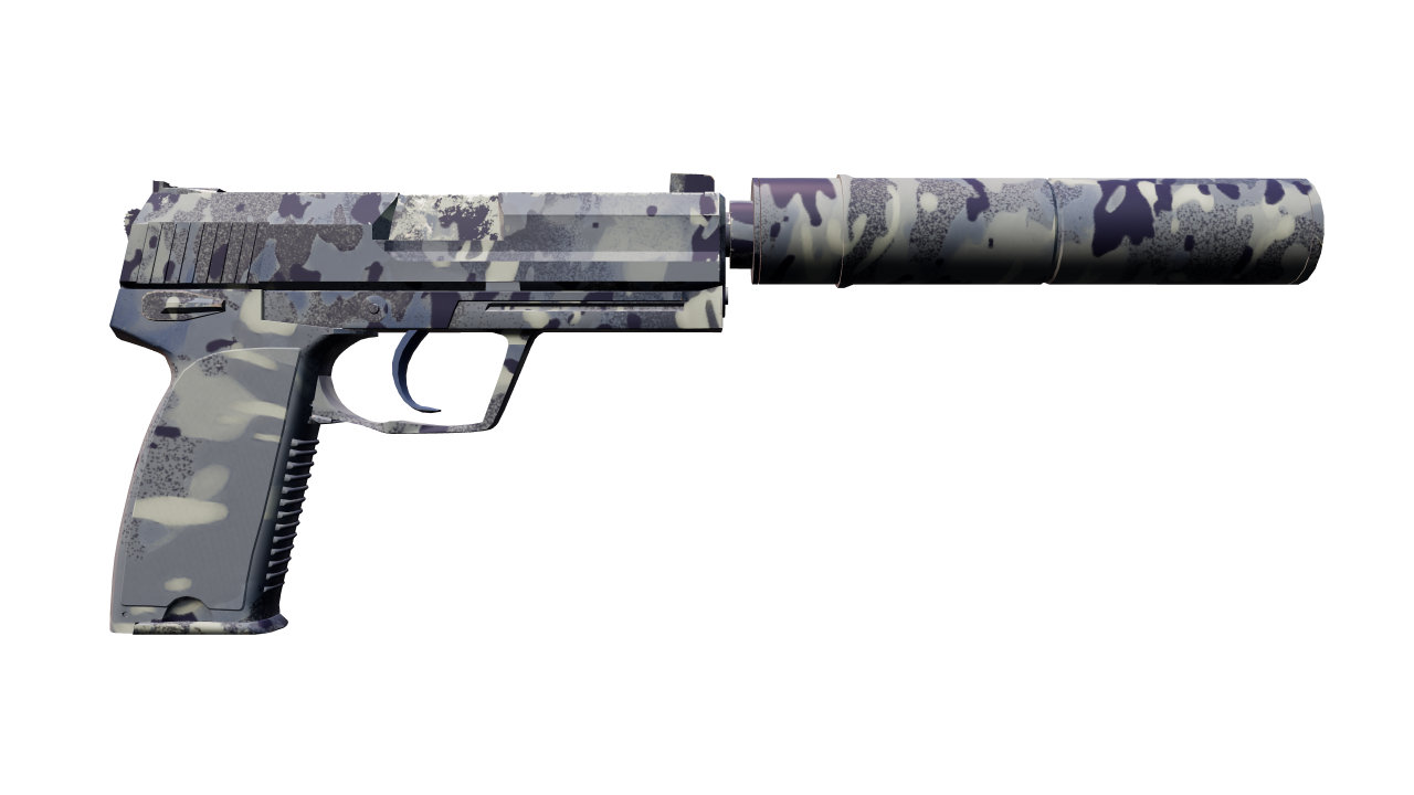 Back view of USP-S | Night Ops