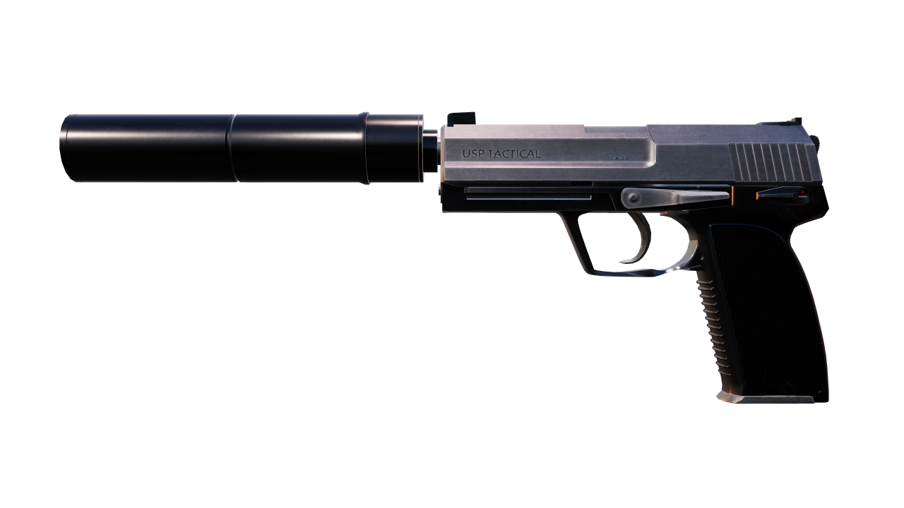 Front view of USP-S | Stainless