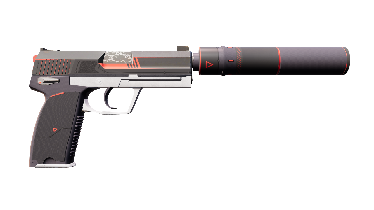 Back view of USP-S | Cyrex