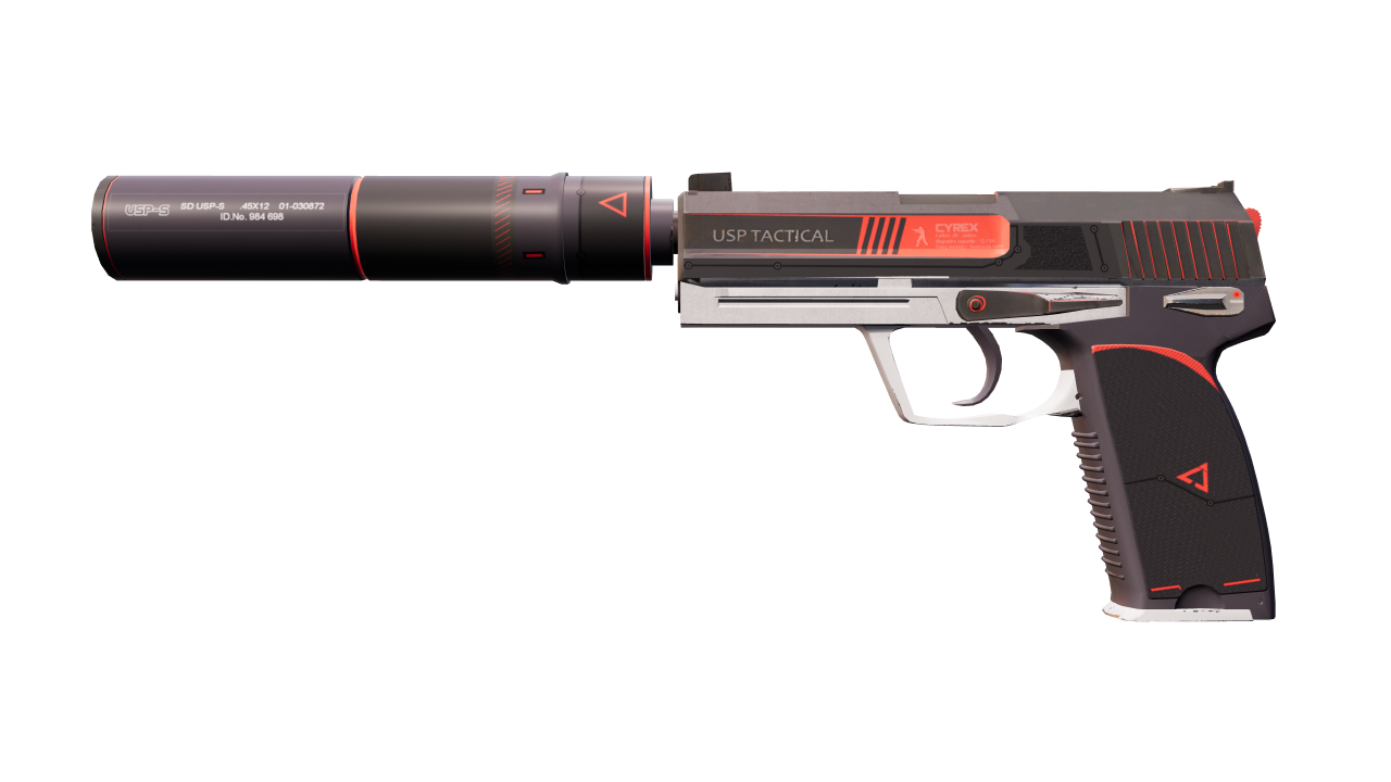 Front view of USP-S | Cyrex