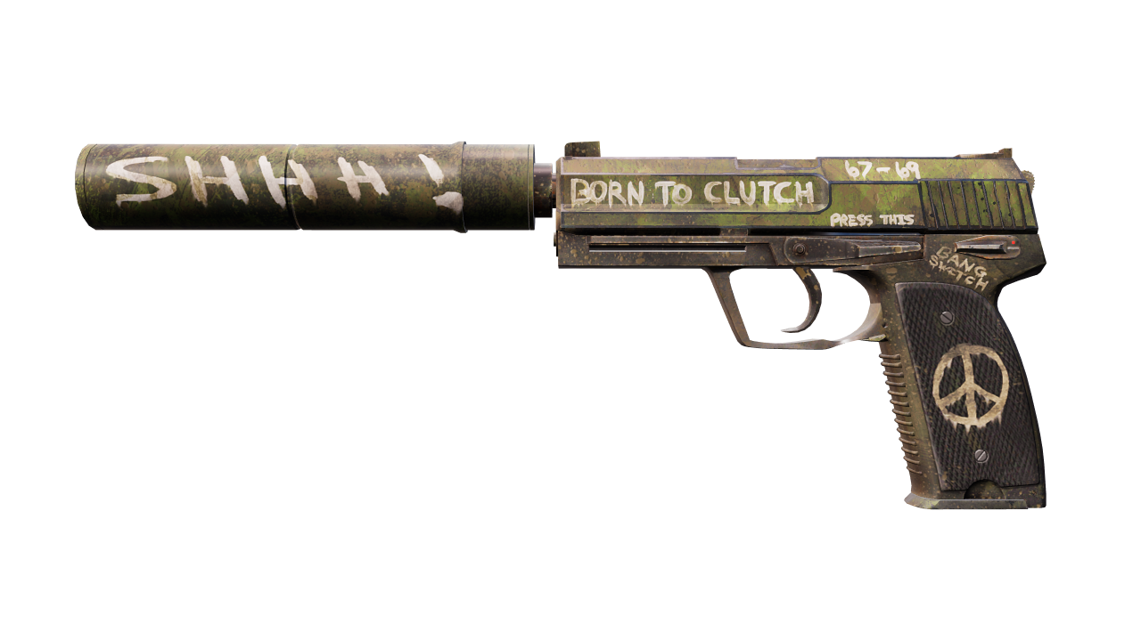 Front view of USP-S | Flashback
