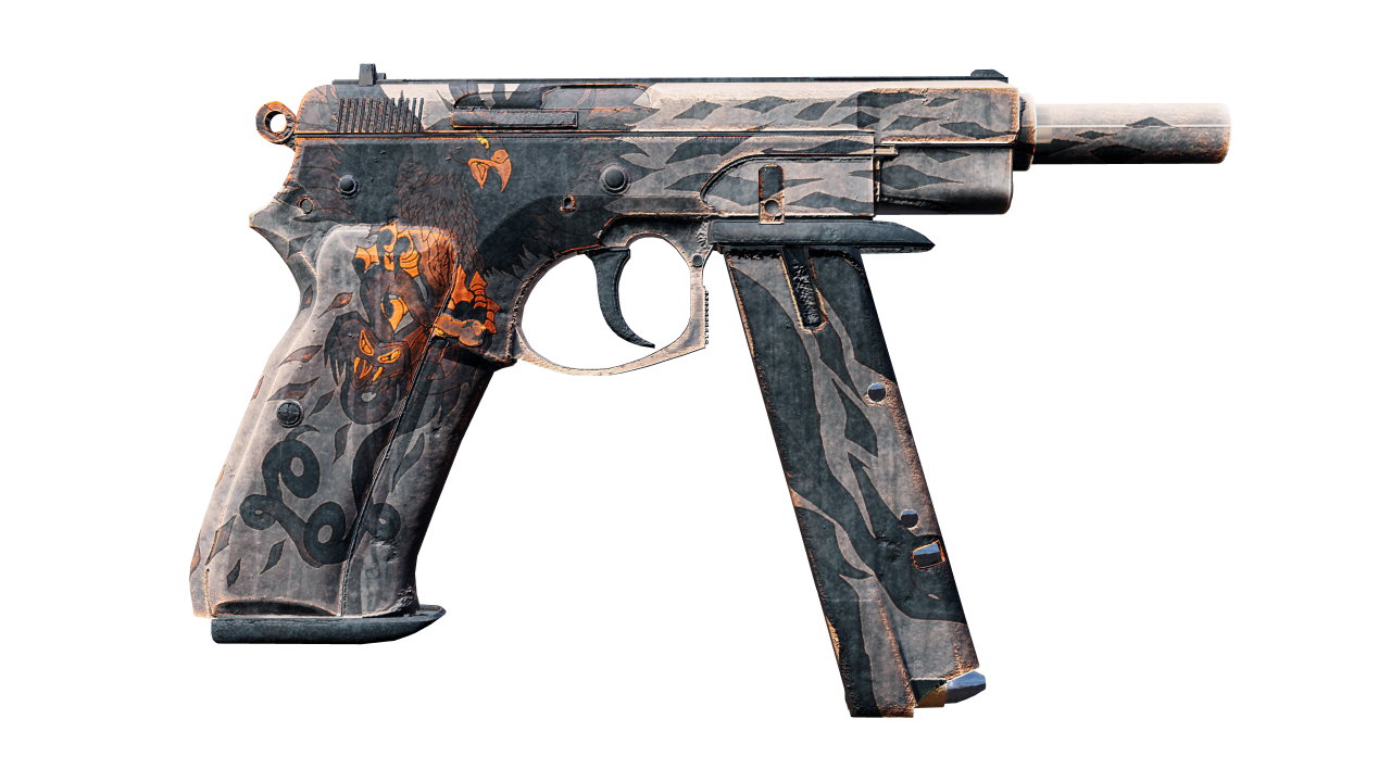 Back view of CZ75-Auto | Circaetus