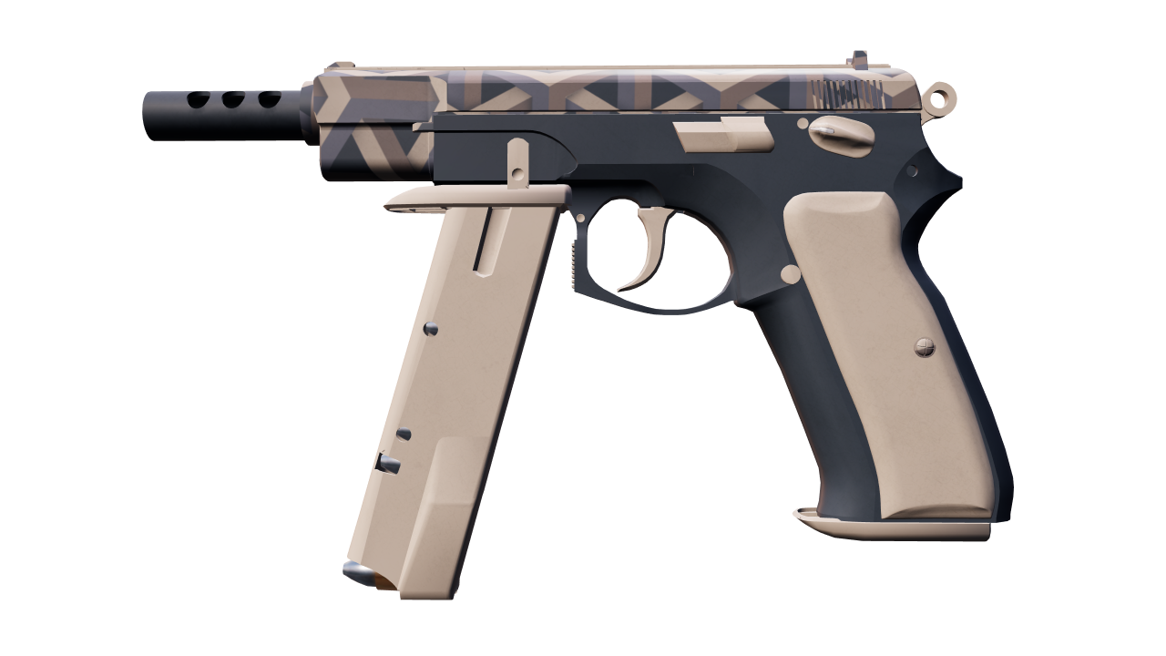Front view of CZ75-Auto | Framework