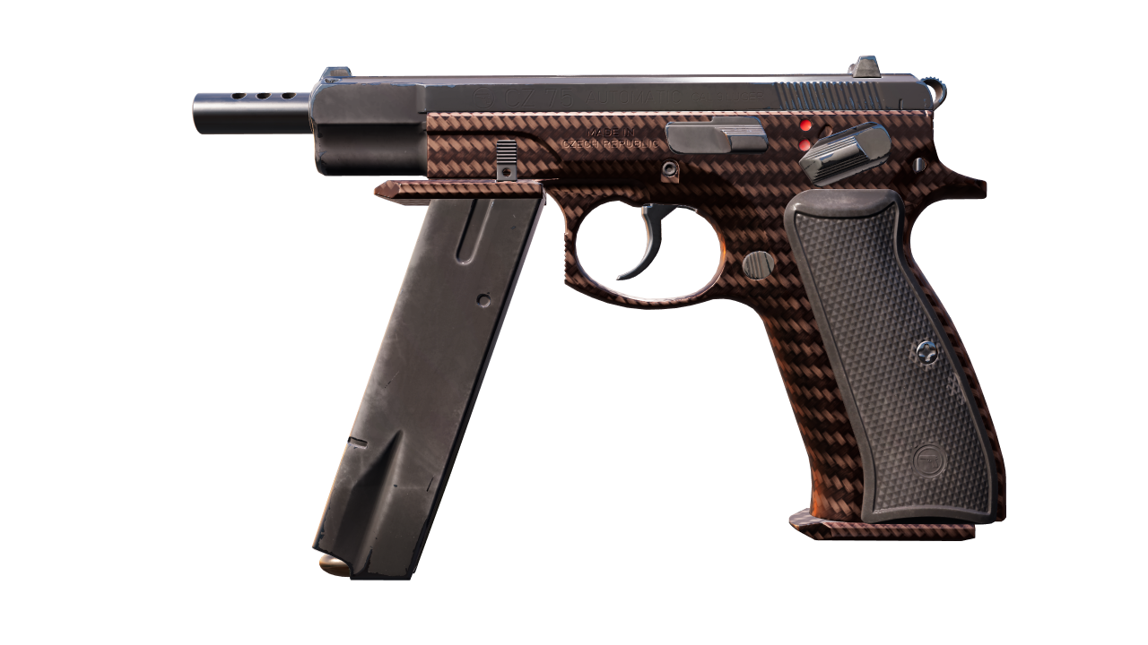 Front view of CZ75-Auto | Copper Fiber