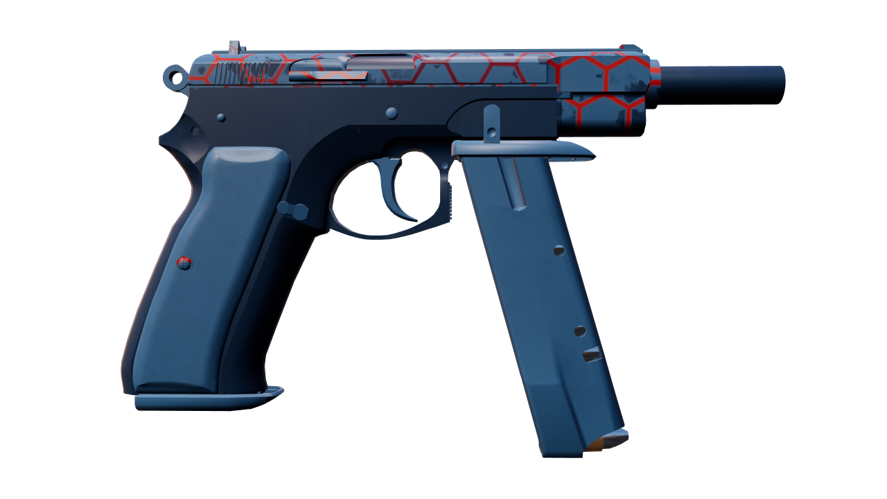 Back view of CZ75-Auto | Hexane