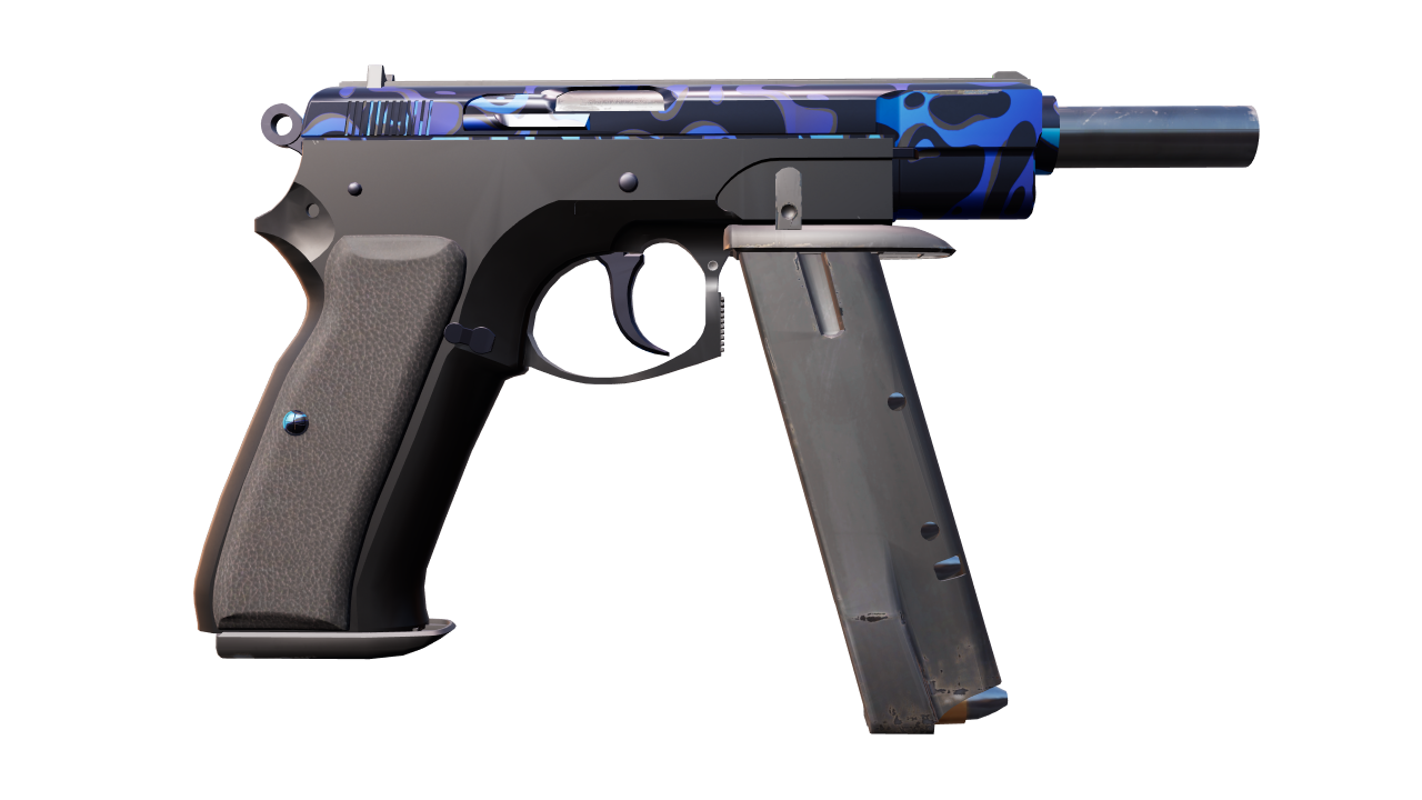 Back view of CZ75-Auto | Poison Dart