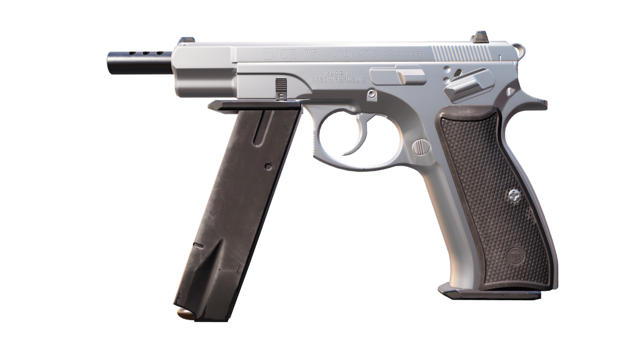 Front view of CZ75-Auto | Silver