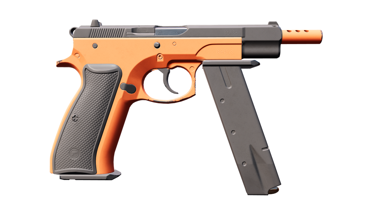 Back view of CZ75-Auto | Nitro