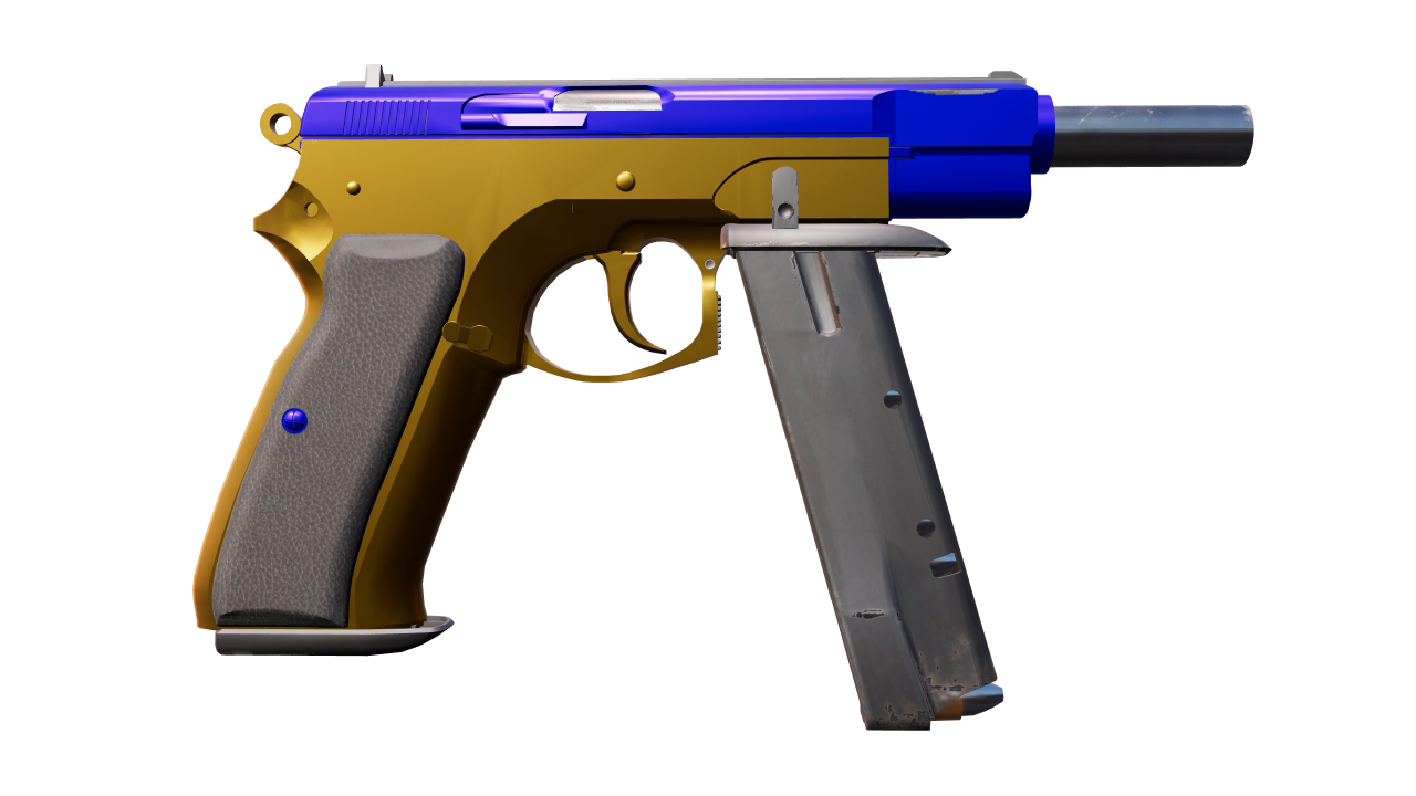 Back view of CZ75-Auto | Chalice