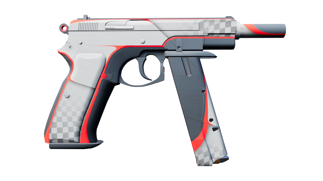 Back view of CZ75-Auto | Pole Position