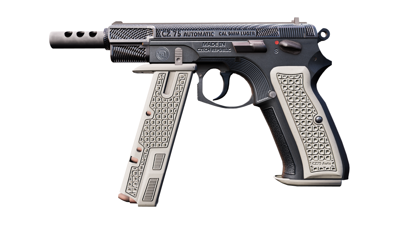 Front view of CZ75-Auto | Imprint