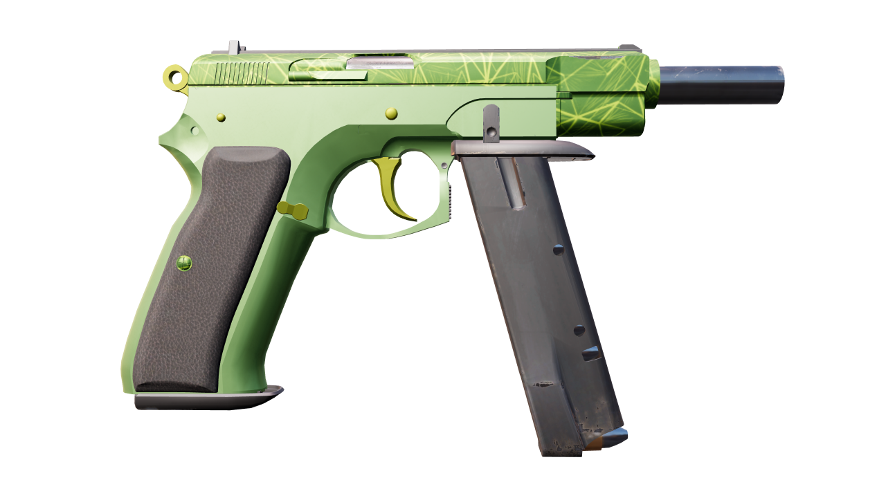 Back view of CZ75-Auto | Quartz | Emerald
