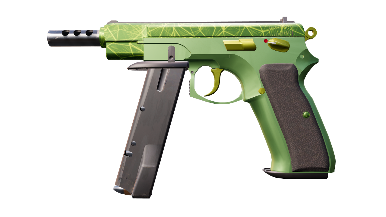 Front view of CZ75-Auto | Quartz | Emerald