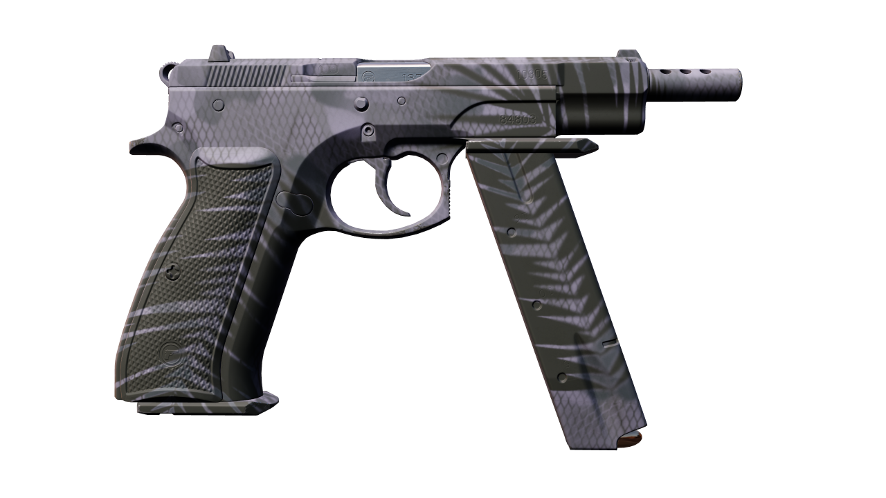 Back view of CZ75-Auto | Midnight Palm