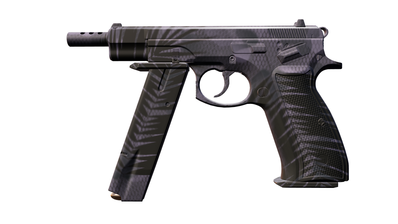 Front view of CZ75-Auto | Midnight Palm