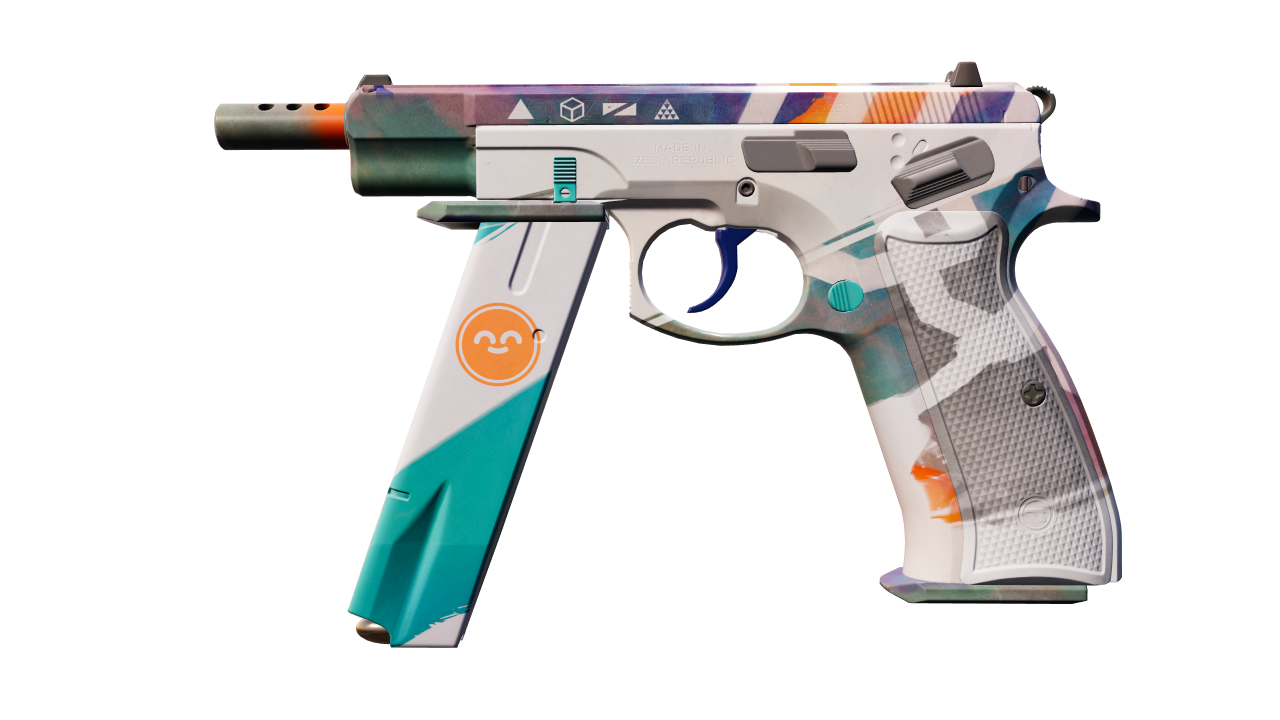 Front view of CZ75-Auto | Slalom
