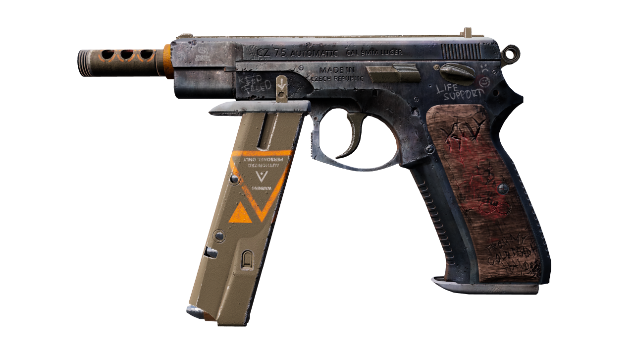 Front view of CZ75-Auto | Vendetta