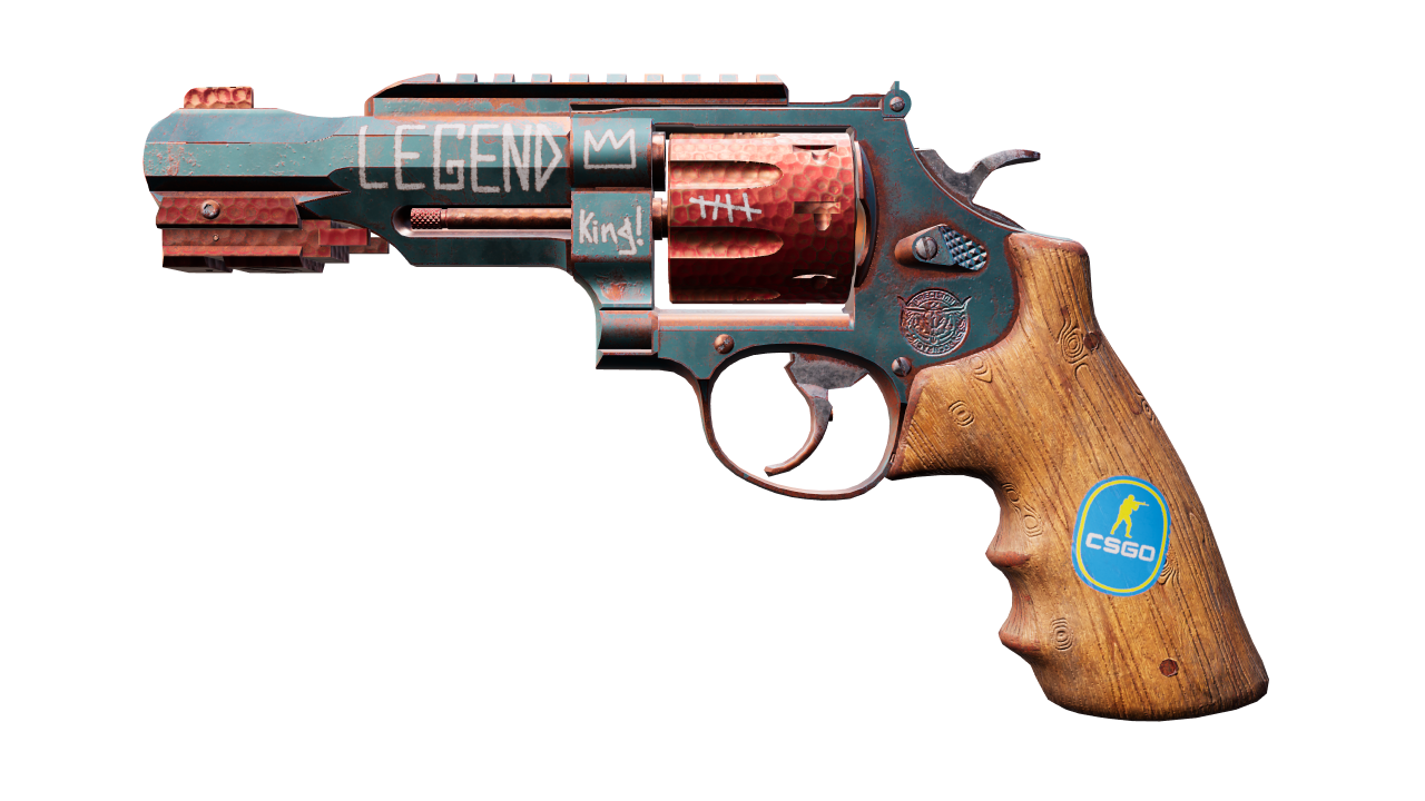 Front view of R8 Revolver | Junk Yard