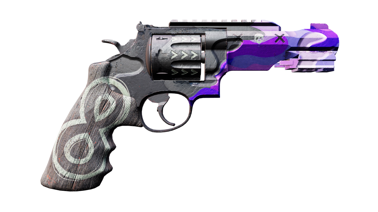 Back view of R8 Revolver | Crazy 8