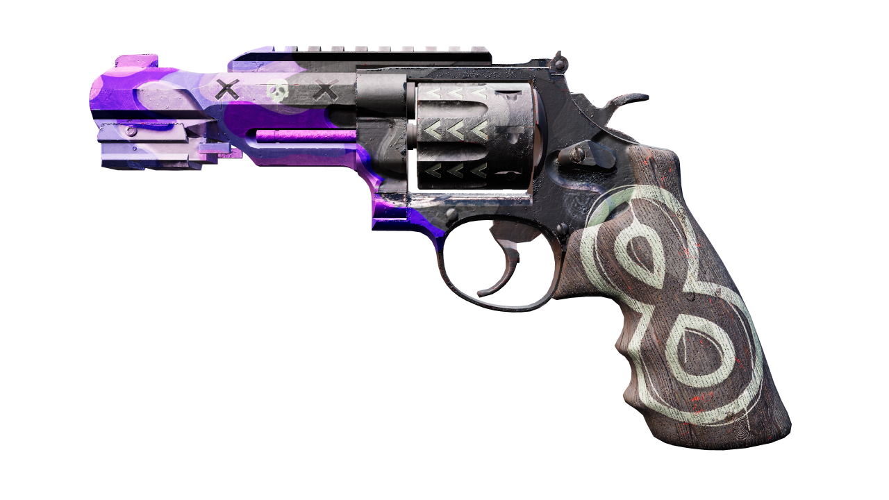 Front view of R8 Revolver | Crazy 8