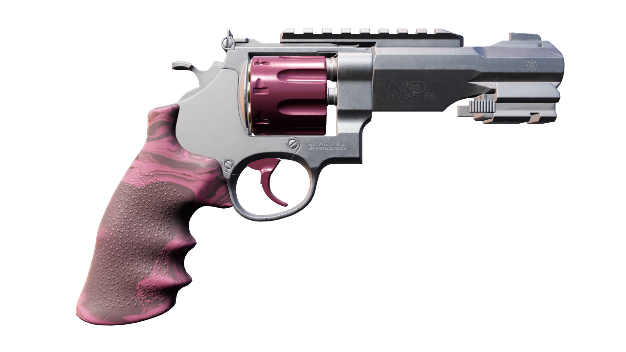 Back view of R8 Revolver | Mauve Aside