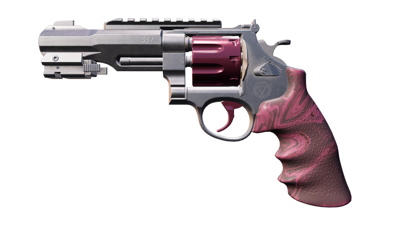 Front view of R8 Revolver | Mauve Aside