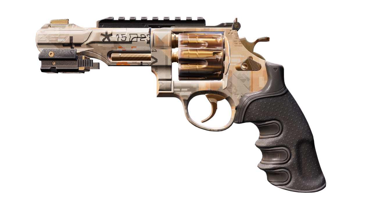 Front view of R8 Revolver | Monarch