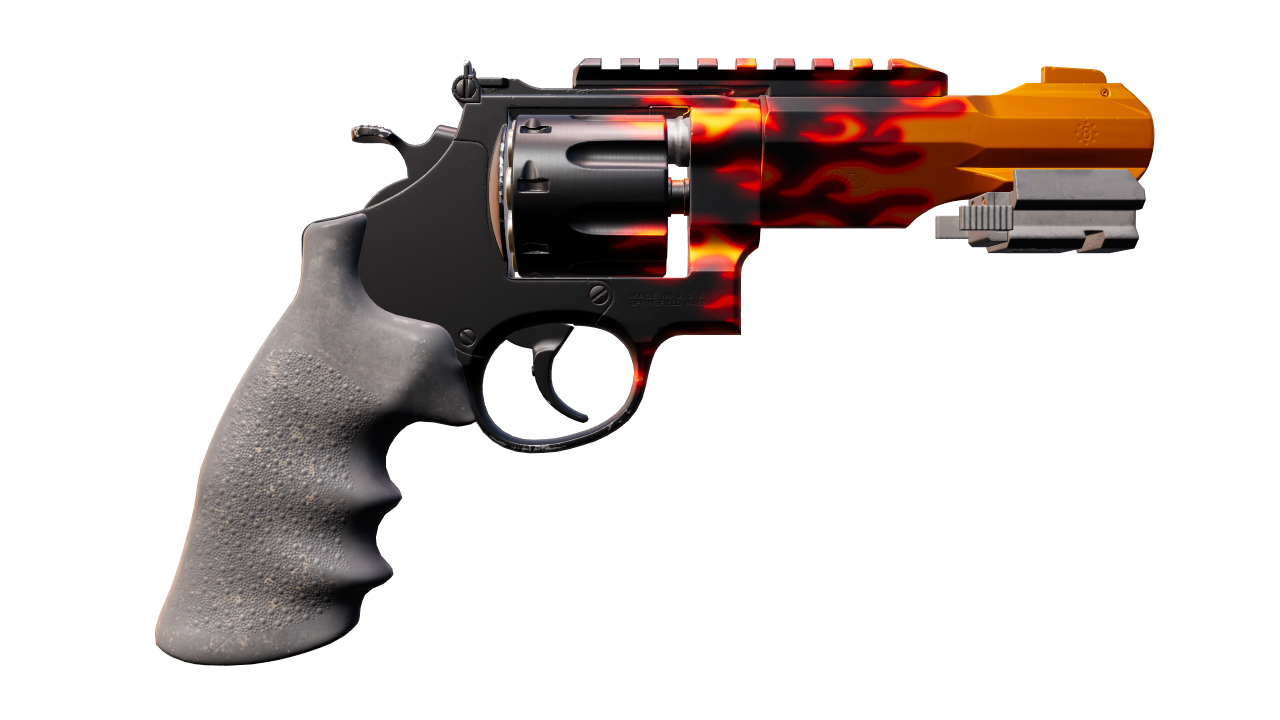 Back view of R8 Revolver | Blaze