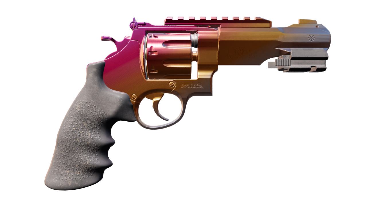 Back view of R8 Revolver | Fade