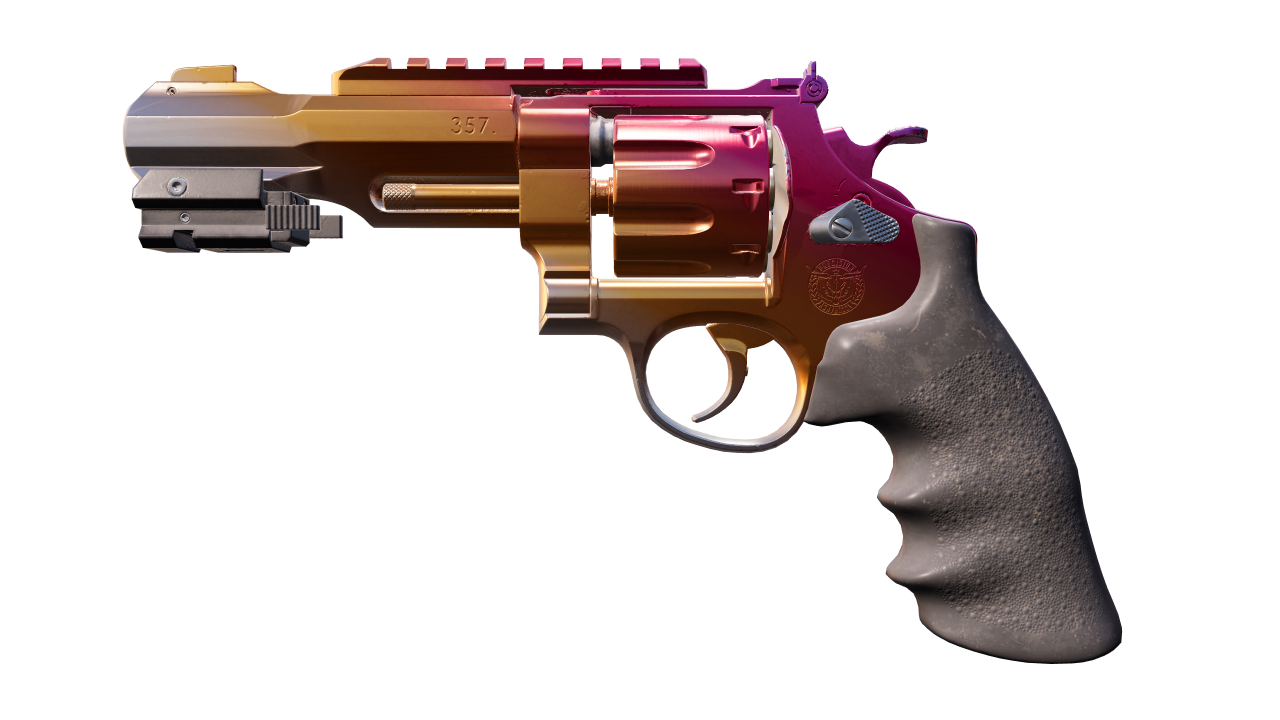Front view of R8 Revolver | Fade