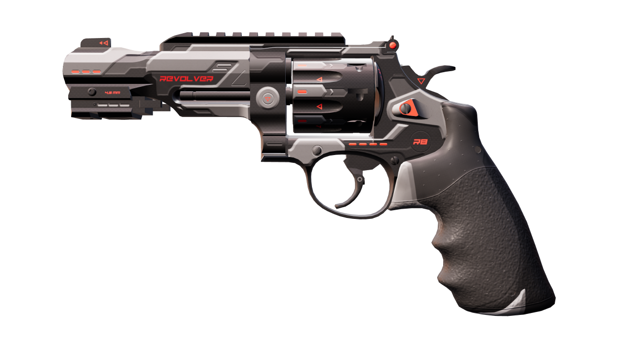 Front view of R8 Revolver | Reboot