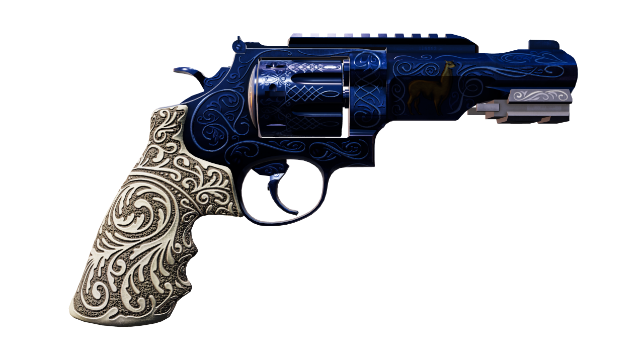 Back view of R8 Revolver | Llama Cannon